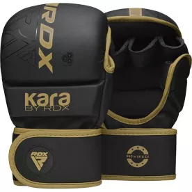 Рукавиці для ММА RDX F6 KARA Matte Golden Plus S/M