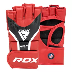 Перчатки ММА RDX AURA PLUS T-17 Red/Black S