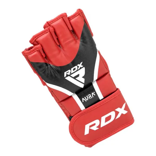 Рукавиці для ММА RDX AURA PLUS T-17 Red/Black S