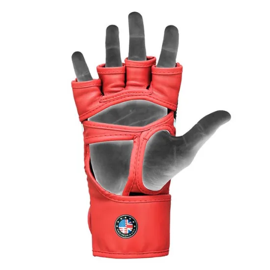 Рукавиці для ММА RDX AURA PLUS T-17 Red/Black S