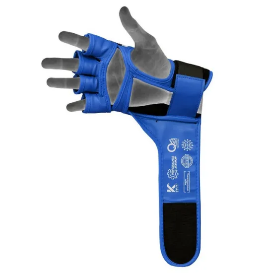 Перчатки ММА RDX AURA PLUS T-17 Blue/Black S