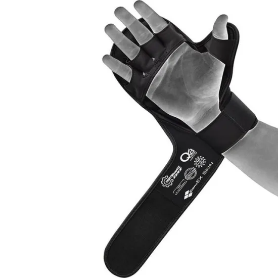 Рукавиці для ММА RDX SHOOTER AURA PLUS T-17 Black Golden S