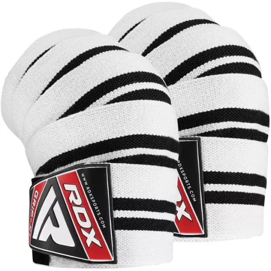 Бинты на колени RDX K2 GYM Knee Wrap White