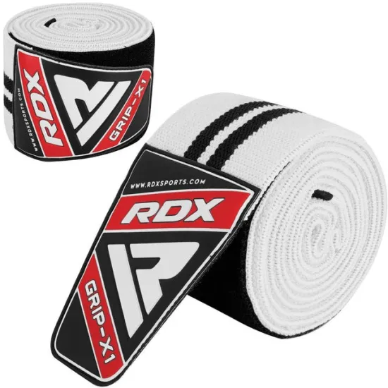 Бинты на колени RDX K2 GYM Knee Wrap White