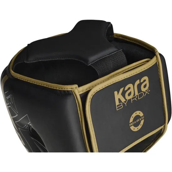 Боксерський шолом RDX F6 KARA Matte Golden M
