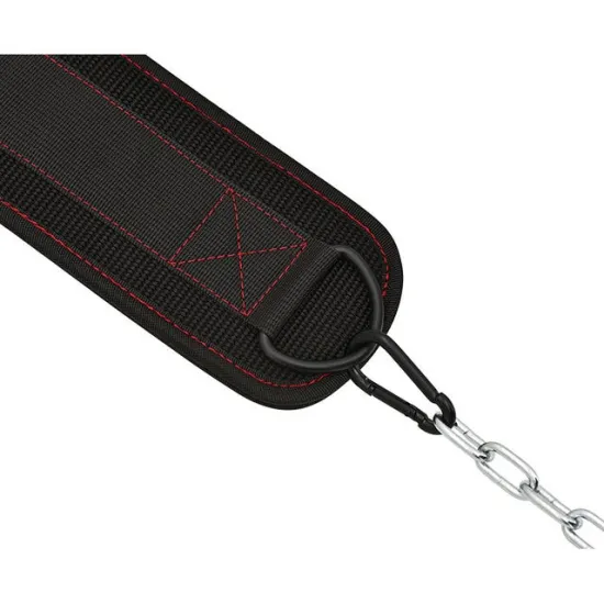 Пояс для отягощений с цепью RDX T7 Dipping Belt 2 Layer неопреновый Black