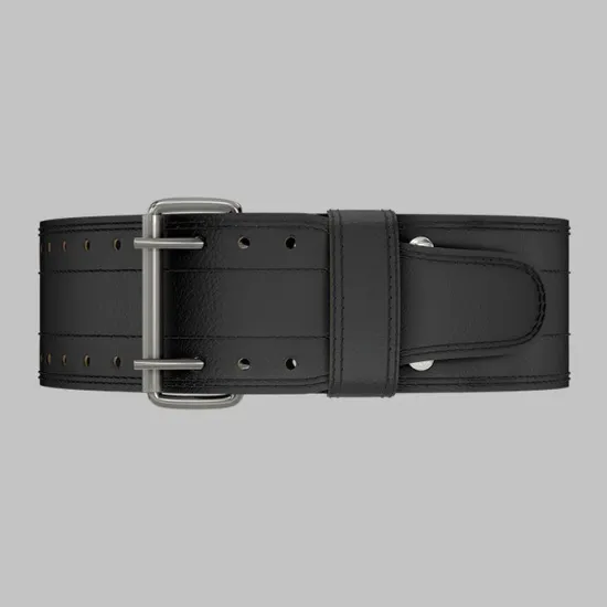Пояс для пауэрлифтинга RDX кожаный RD1 Black S