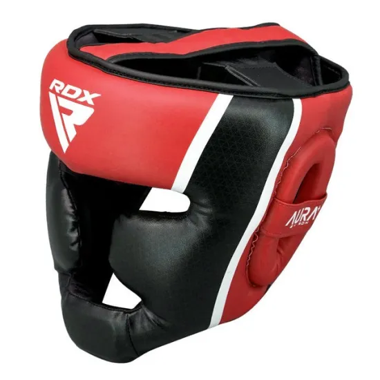 Боксерський шолом RDX AURA PLUS T-17 Red/Black S