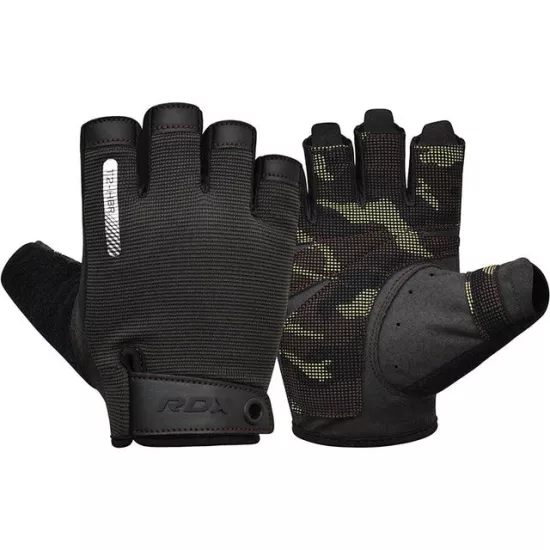 Перчатки для фитнеса RDX T2 Half Brown S