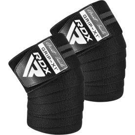 Бинты на колени RDX KR11 GYM Knee Wrap Black/Grey