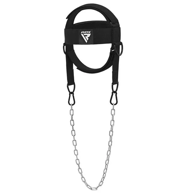Тяга для шеи RDX H2 Neck Harness Black Plus-универсальный