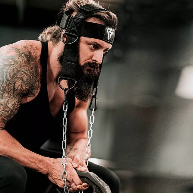 Тяга для шеи RDX H2 Neck Harness Black Plus-универсальный