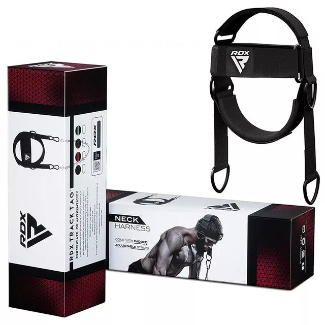 Тяга для шеи RDX H2 Neck Harness Black Plus-универсальный