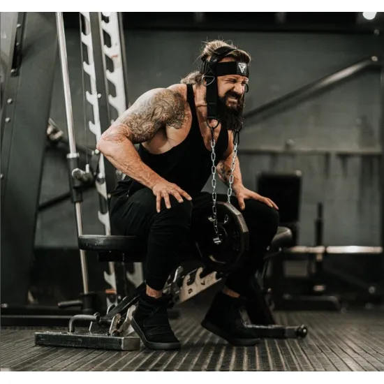 Тяга для шеи RDX H2 Neck Harness Black Plus-универсальный