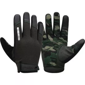 Перчатки для фитнеса RDX T2 Touch Screen Friendly Full Fingerf Army Green M