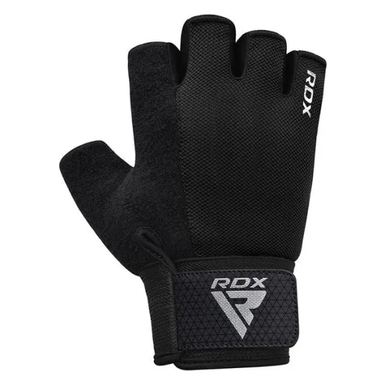 Рукавички для фітнесу RDX W1 Half Black Plus S