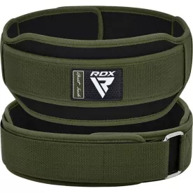 Пояс для тяжелой атлетики RDX RX5 Double Belt неопреновый Army Green S
