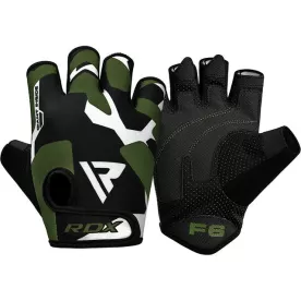 Перчатки для фитнеса RDX F6 Sumblimation Black/Green S