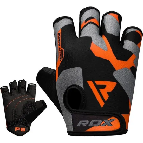 Перчатки для фитнеса RDX F6 Sumblimation Orange S