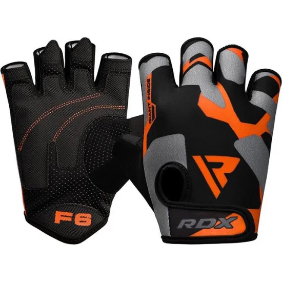 Перчатки для фитнеса RDX F6 Sumblimation Orange S
