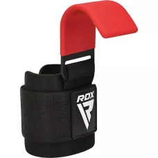 Гаки для тяги на зап'ястя RDX W5 Gym Hook Strap Red Plus