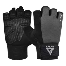 Перчатки для фитнеса RDX W1 Half Gray Plus S