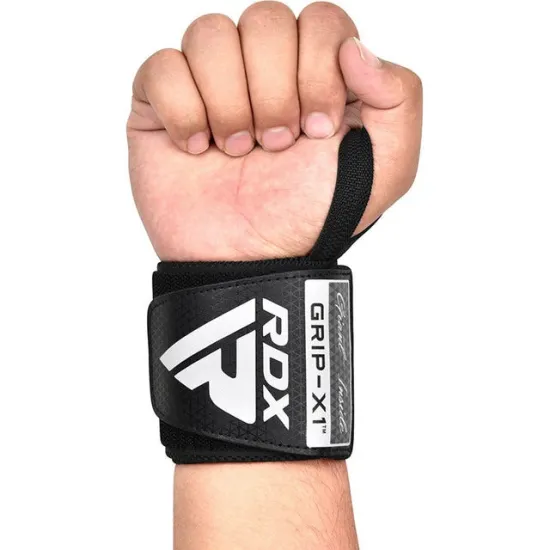 Бинты для запястий RDX WR11 GYM Wrist Wrap Black/Grey