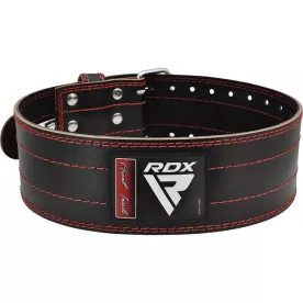 Пояс для пауерліфтингу RDX RD1 шкіряний Red M