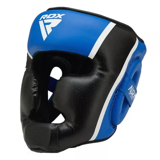 Боксерский шлем RDX AURA PLUS T-17 Blue/Black S