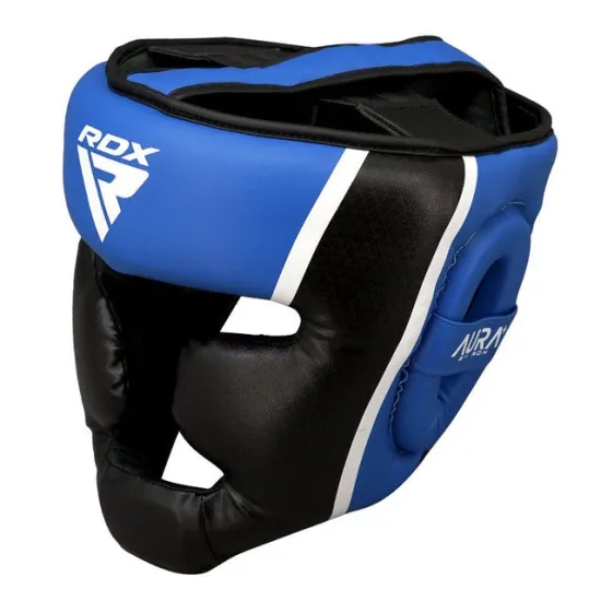 Боксерский шлем RDX AURA PLUS T-17 Blue/Black S