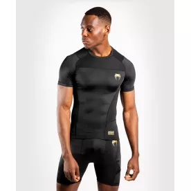 Рашгард Venum G-FIT Rashguard Short Sleeves Black/Gold-S