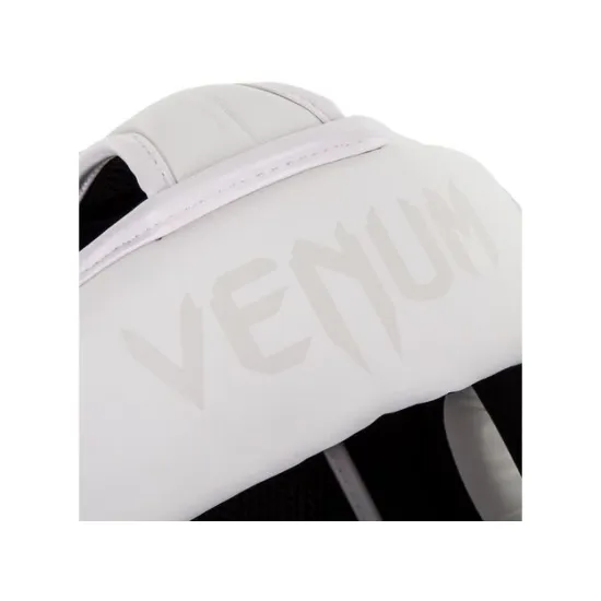 Боксерский шлем Venum Elite Headgear White Taille Белый