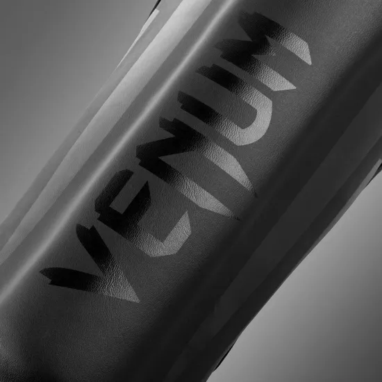 Детская защита ног Venum Elite Shin Guards Kids Matte Black-S