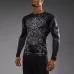 Рашгард Venum Gladiator 5.0 Men's Long Sleeve Black/Silver-S