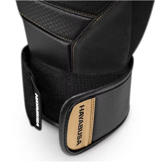 Перчатки боксерские Hayabusa T3 Boxing Gloves Black/Gold-12