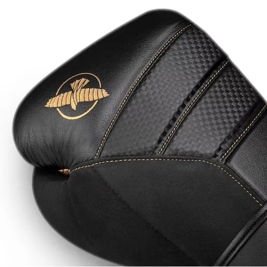 Перчатки боксерские Hayabusa T3 Boxing Gloves Black/Gold-12