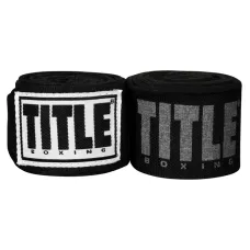 Бинты боксерские TITLE Power-Flex Elite 4,57м-черный