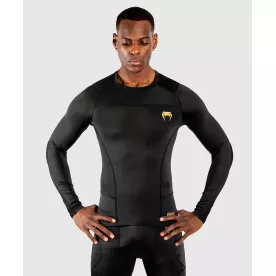 Рашгард Venum G-FIT Rashguard Long Sleeves Black/Gold-S