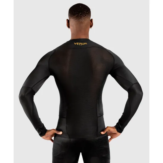 Рашгард Venum G-FIT Rashguard Long Sleeves Black/Gold-S