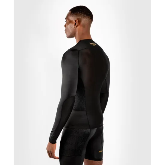 Рашгард Venum G-FIT Rashguard Long Sleeves Black/Gold-S