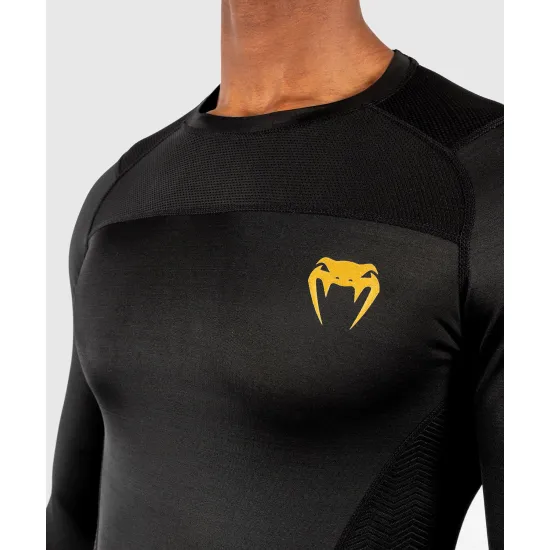 Рашгард Venum G-FIT Rashguard Long Sleeves Black/Gold-S
