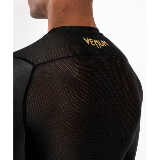 Рашгард Venum G-FIT Rashguard Long Sleeves Black/Gold-S