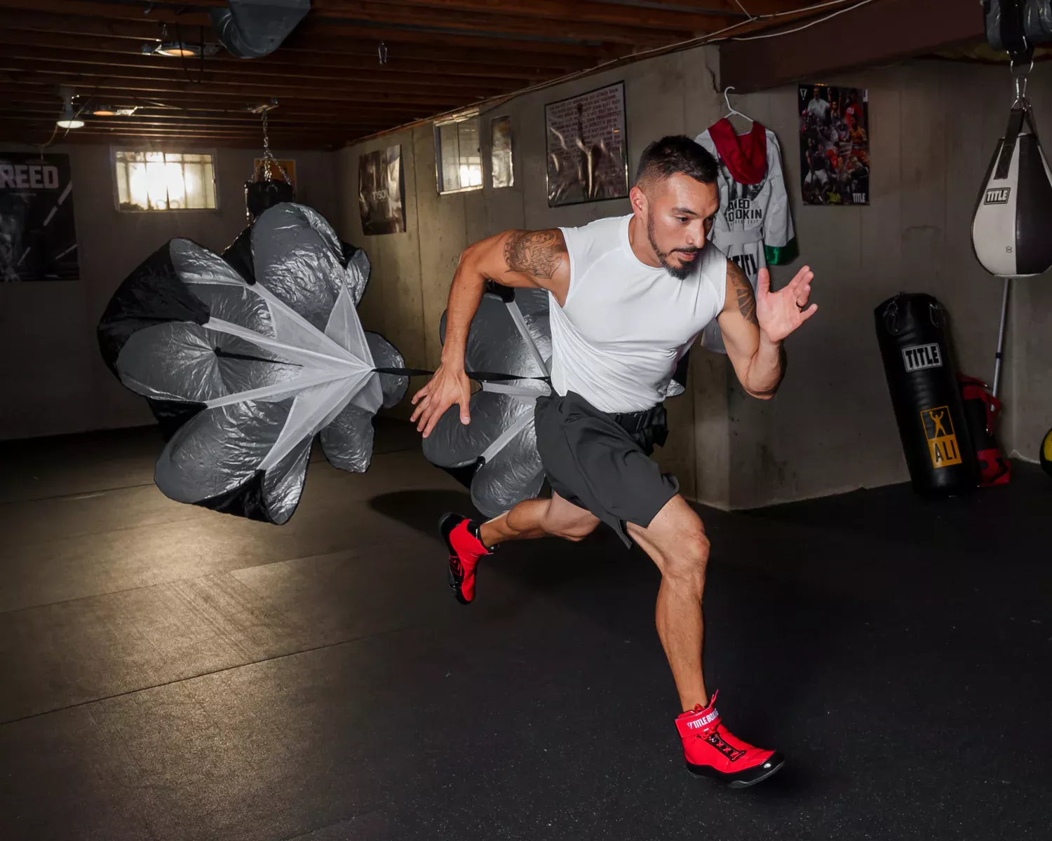 Парашют для бігу TITLE Boxing Dual Speed ​​Chute 2.0