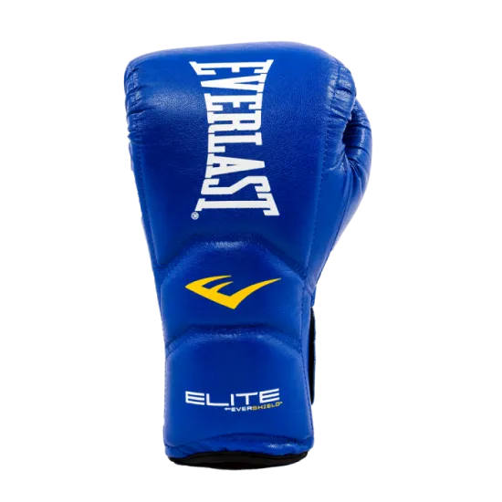 Боксерські рукавички Everlast Elite Hook & Loop Training Gloves Blue-14