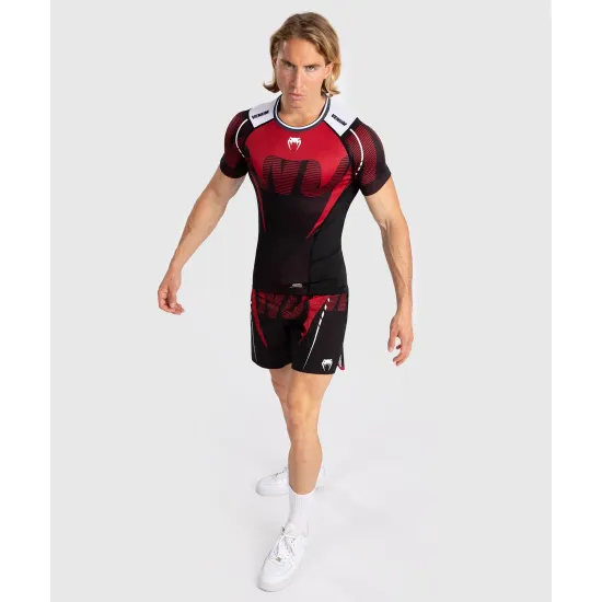 Рашгард Venum Adrenaline Men's Short Sleeve Rashguard Red-S