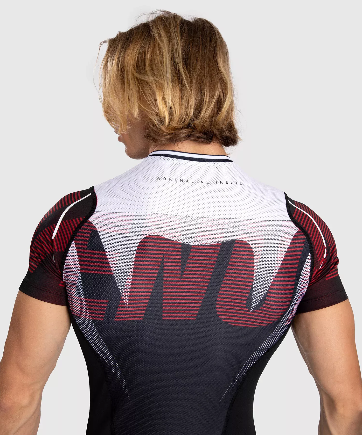 Рашгард Venum Adrenaline Men's Short Sleeve Rashguard Red-S