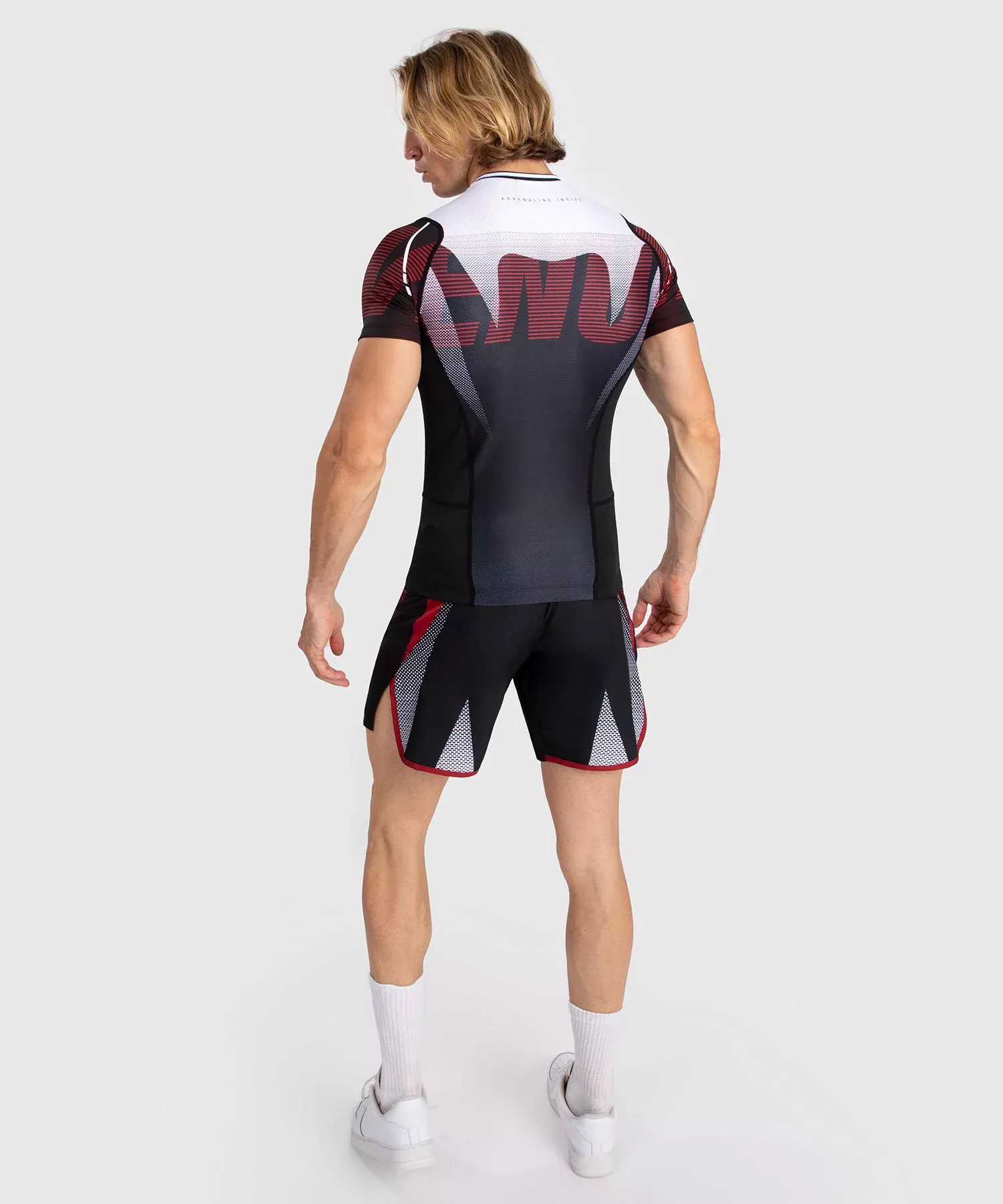 Рашгард Venum Adrenaline Men's Short Sleeve Rashguard Red-S
