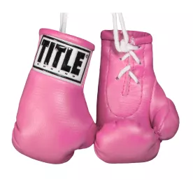 Брелок рукавички боксерські TITLE Mini Boxing Gloves Рожевий