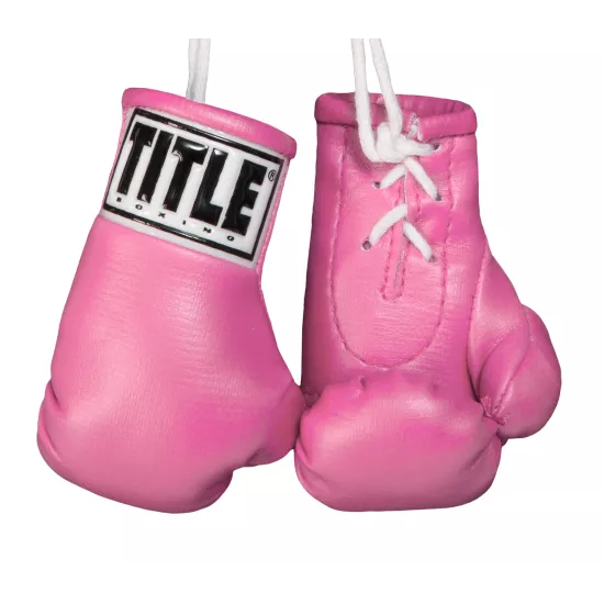 Брелок рукавички боксерські TITLE Mini Boxing Gloves Рожевий