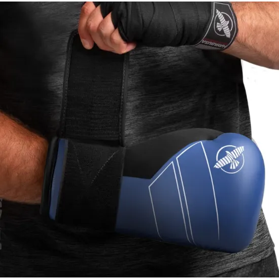 Боксерські рукавиці Hayabusa S4 Leather Boxing Gloves Blue-12